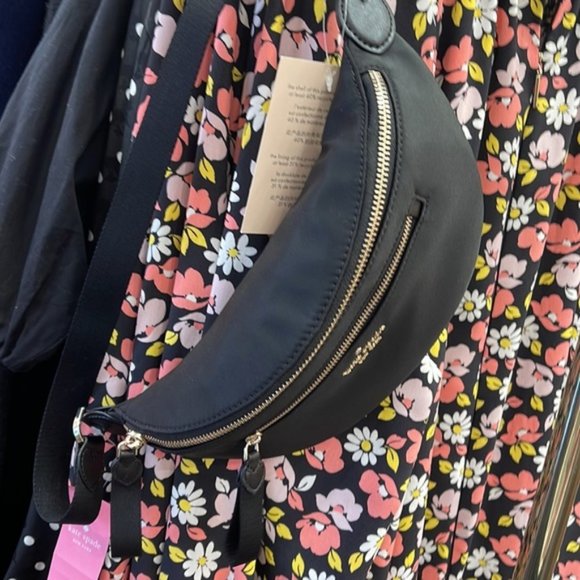 Kate Spade Chelsea Nylon Belt Bag Fanny Pack Black - Picture 16 of 16